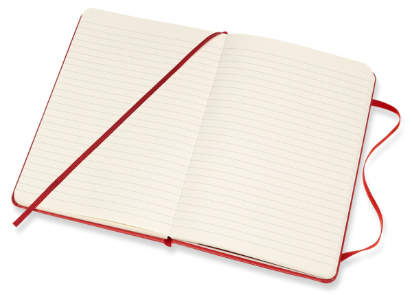 Блокнот Moleskine CLASSIC QP050F2 Medium 115x180мм 208стр. линейка твердая обложка красный